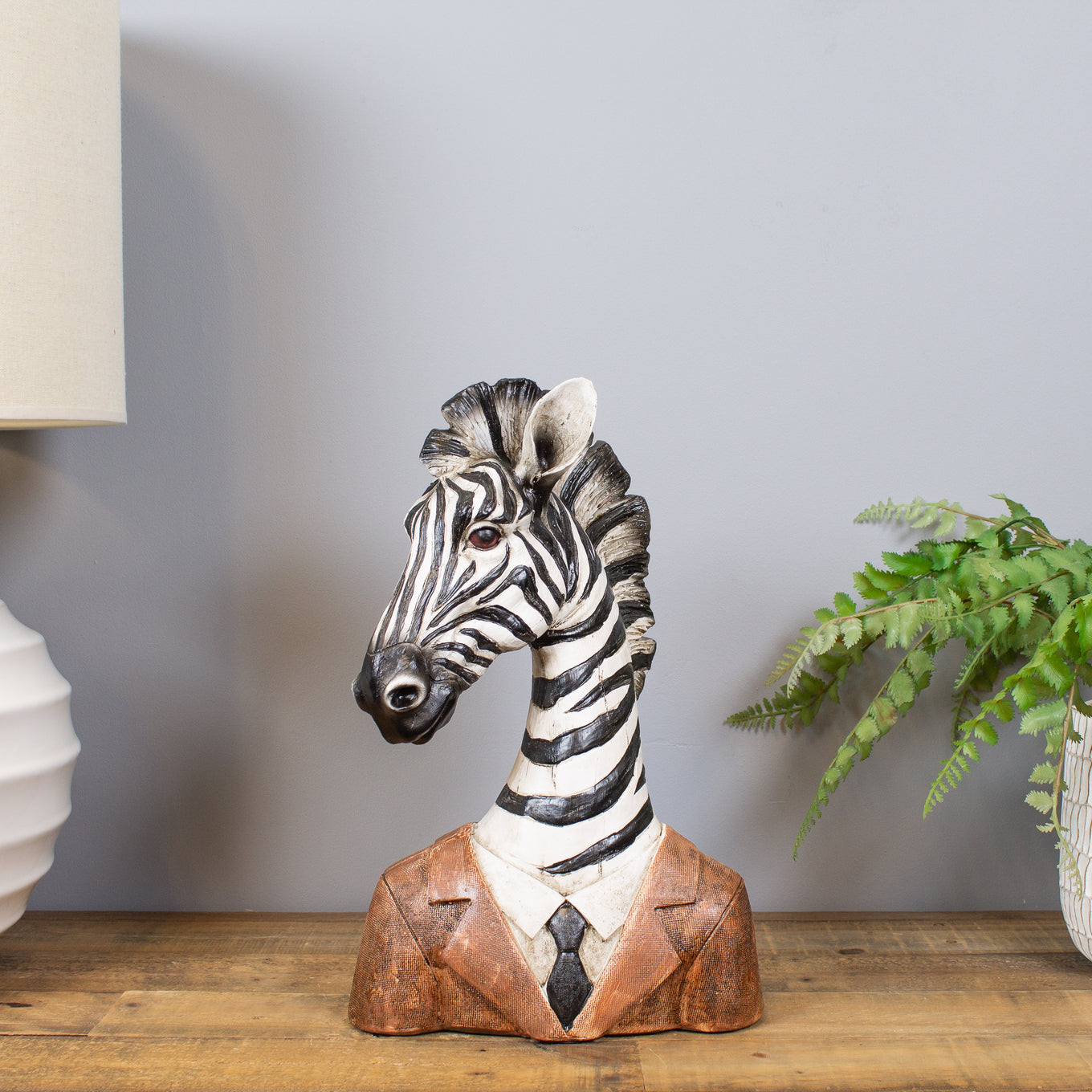 Dapper Zebra bust