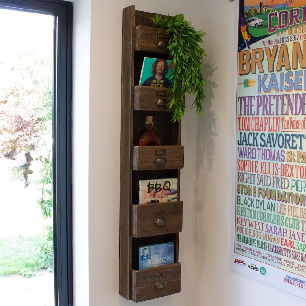 Heritage Wall Cubby Storage, Natural