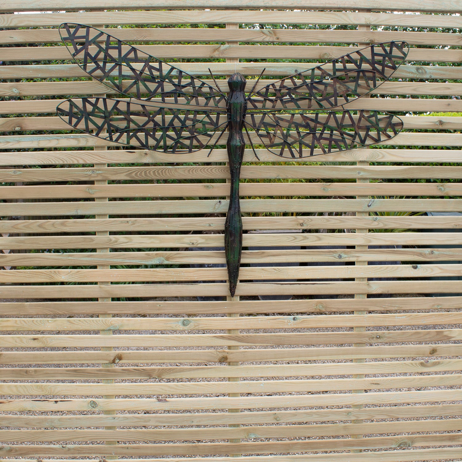 Metal Dragonfly Sculpture