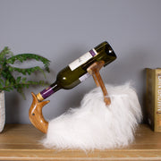 Fluffy Drunk Duck Wine Holder