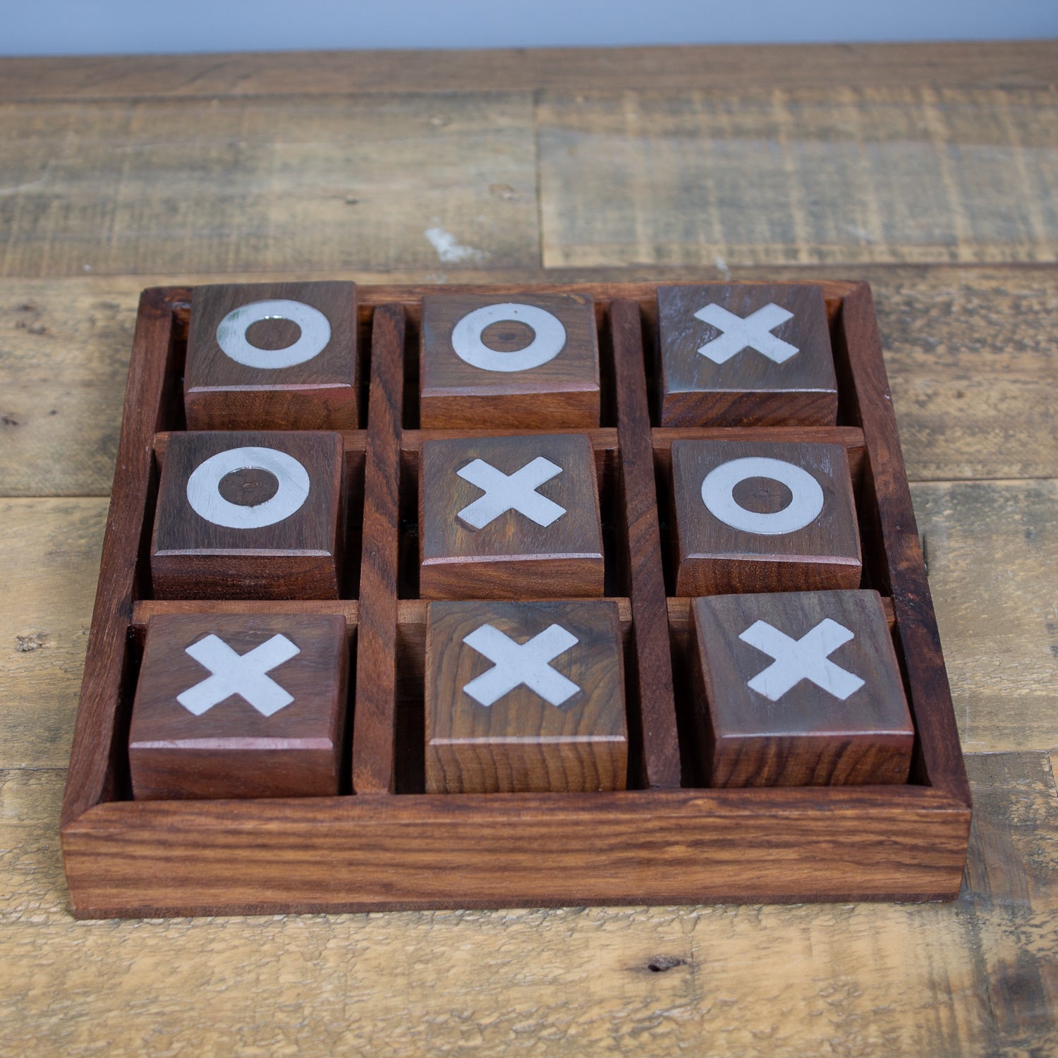 Wooden Tic Tac Toe Blocks
