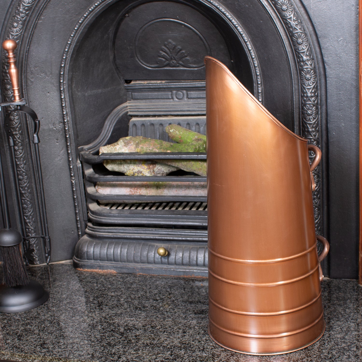 Coal Hod Copper Finish