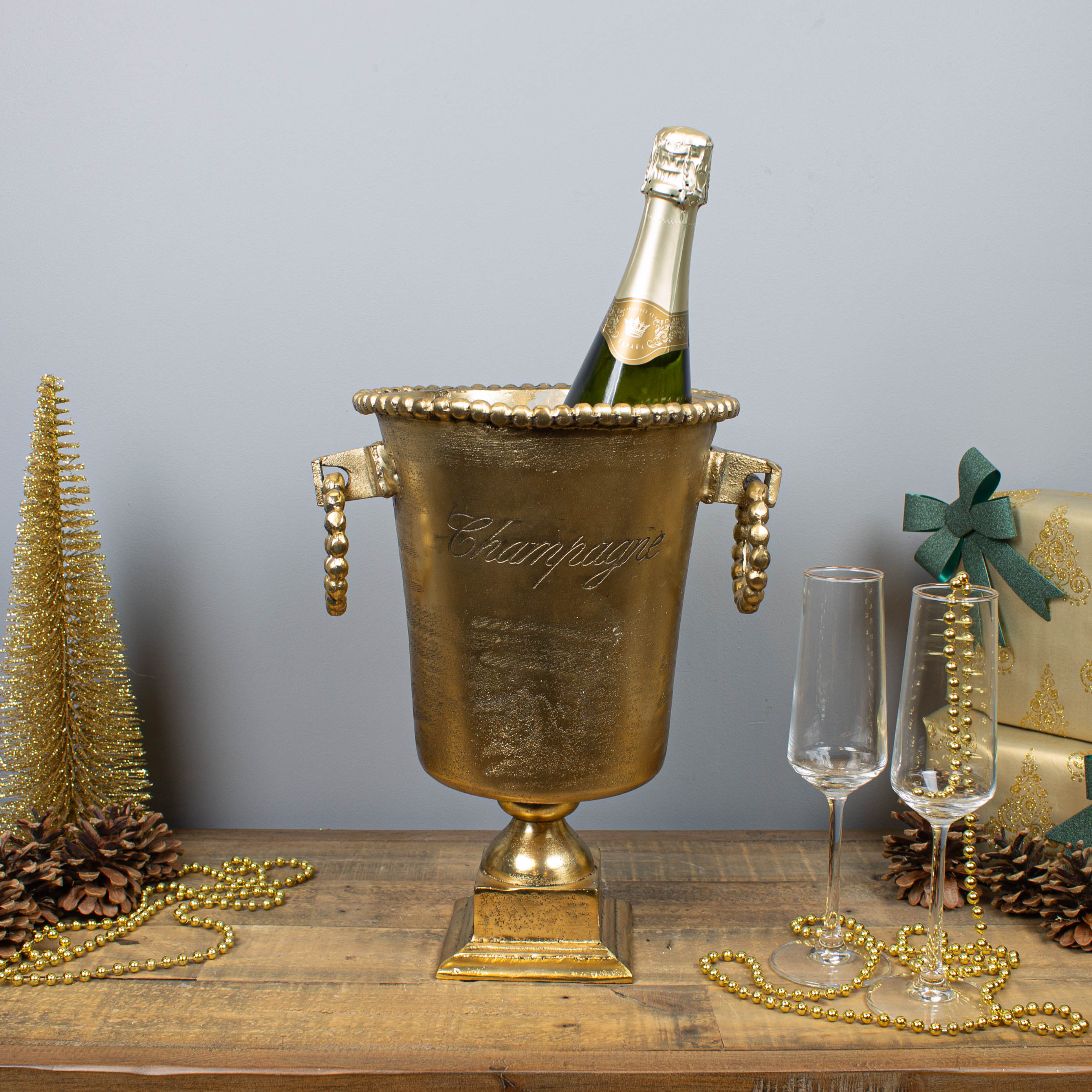 Rope Trim Champagne Cooler – Medium