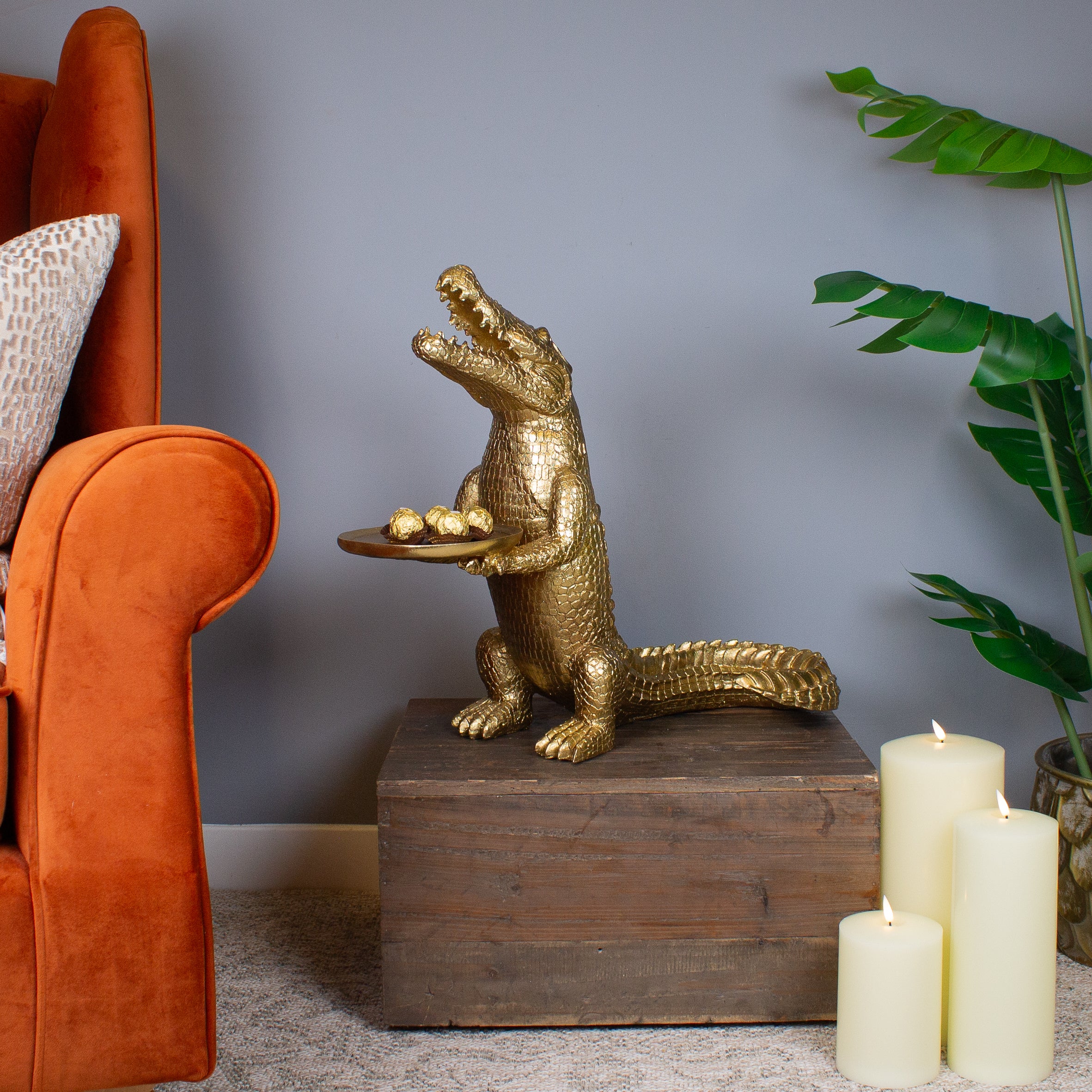 Crocodile Butler Tray