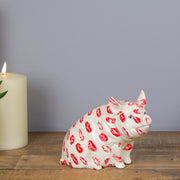 Kiss Print Pig Ornament B